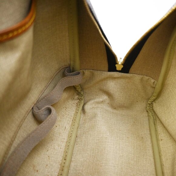 LOUIS VUITTON LV Logo Deauville Hand Bag Monogram Leather Brown - Picture 10 of 16